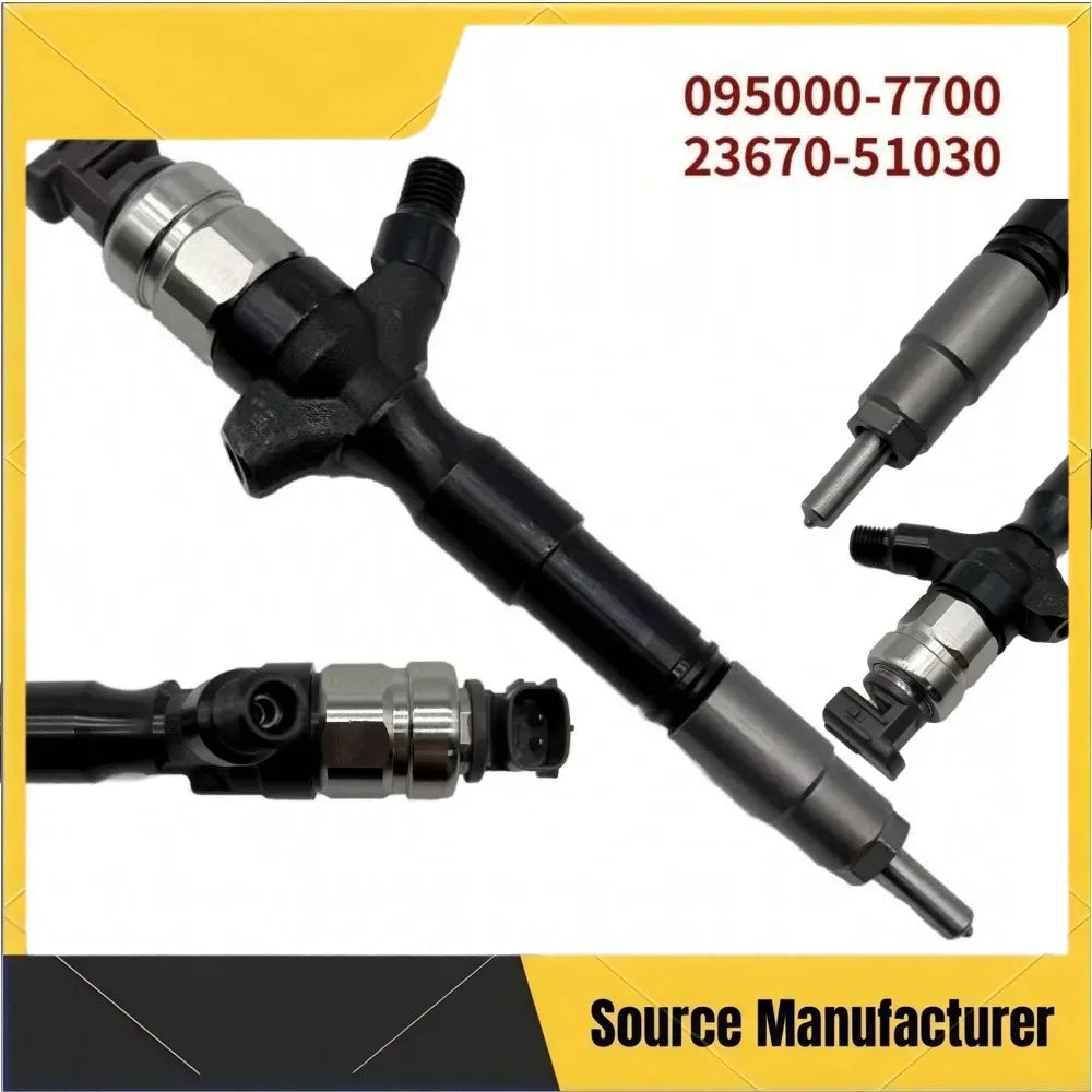 Common Rail Injector095000-7700 23670-51030 Diesel Fuel Injector for Toyota Land Cruiser 1VD-FTV-car accessories Fast Delivery