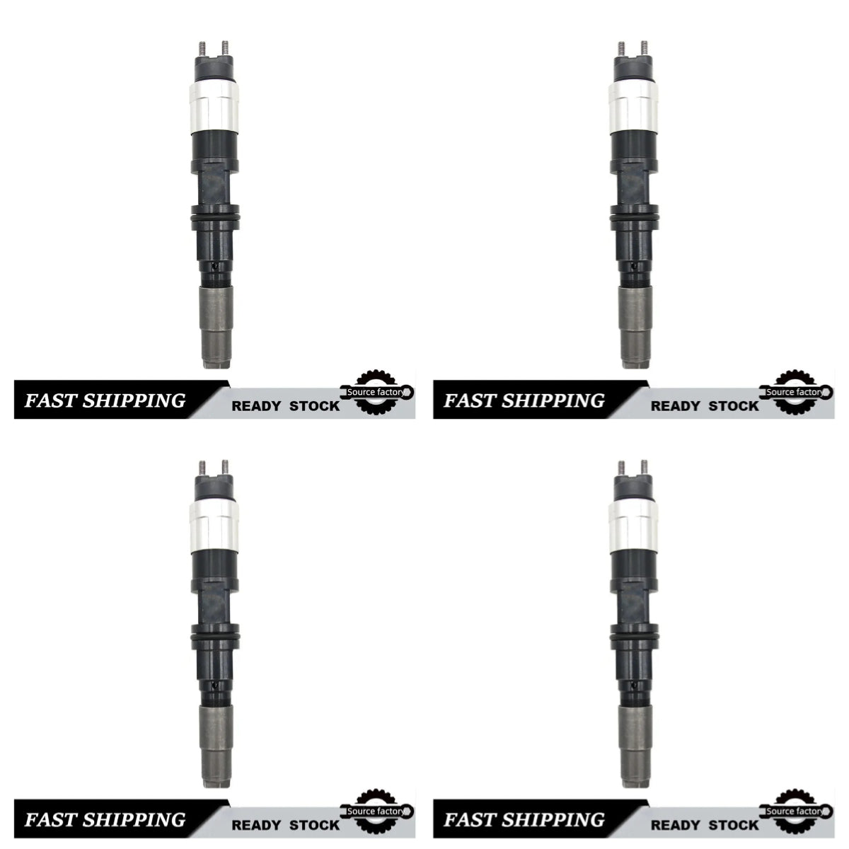 Common Rail Injector 095000-5190 RE524364/RE518723/SE501939 Fuel Injector for John Deere 6081T Tractor Engine-car accessories