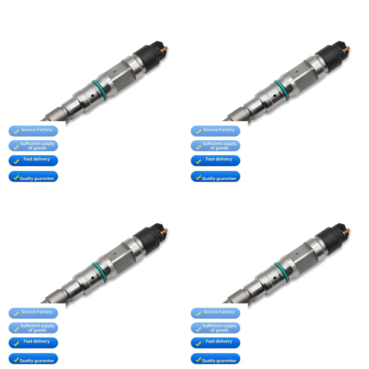 Fuel Injector0445120355 51101006184 Common Rail Diesel Fuel Injectors for MAN TGA TGS-High FlowCar Accessories