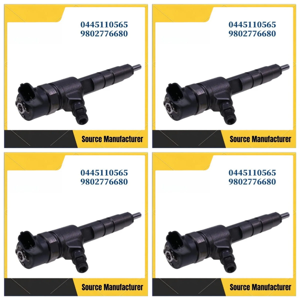 0445110565 0445110566 Diesel Fuel Injector for Citroen Ford Peugeot Engine - Low Emission Fast Shipping