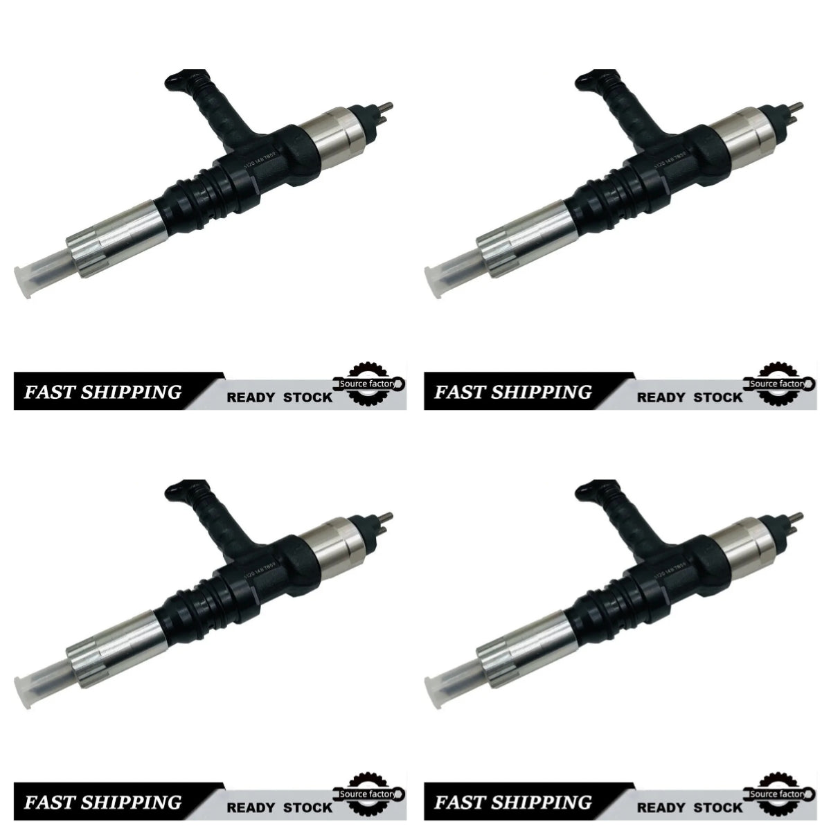 Common Rail Injector Fuel Injector 095000-6280 6219-11-3100 for Komatsu SAA6D170 PC400-8 WA900-3 730E-car Accessories