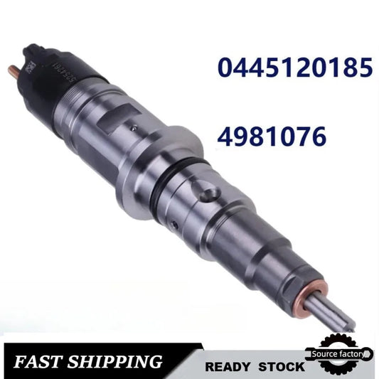 Common Rail Fuel Injector 0445120185 0986435518 4981076 for Cummins Diesel Engine-Low Emission Fast Shipping