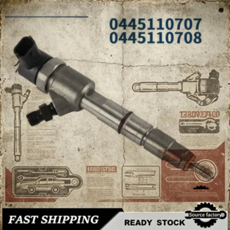 0445110707 0445110708 Common Rail Fuel Injector for YU AN Diesel Injector -Low Emission Fast Shipping