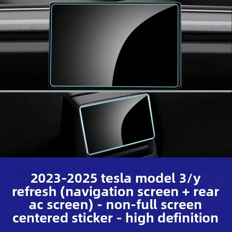in stock Hard film for Tesla 3 Y X S central control navigation screensaver glass tempered film car interior accessories