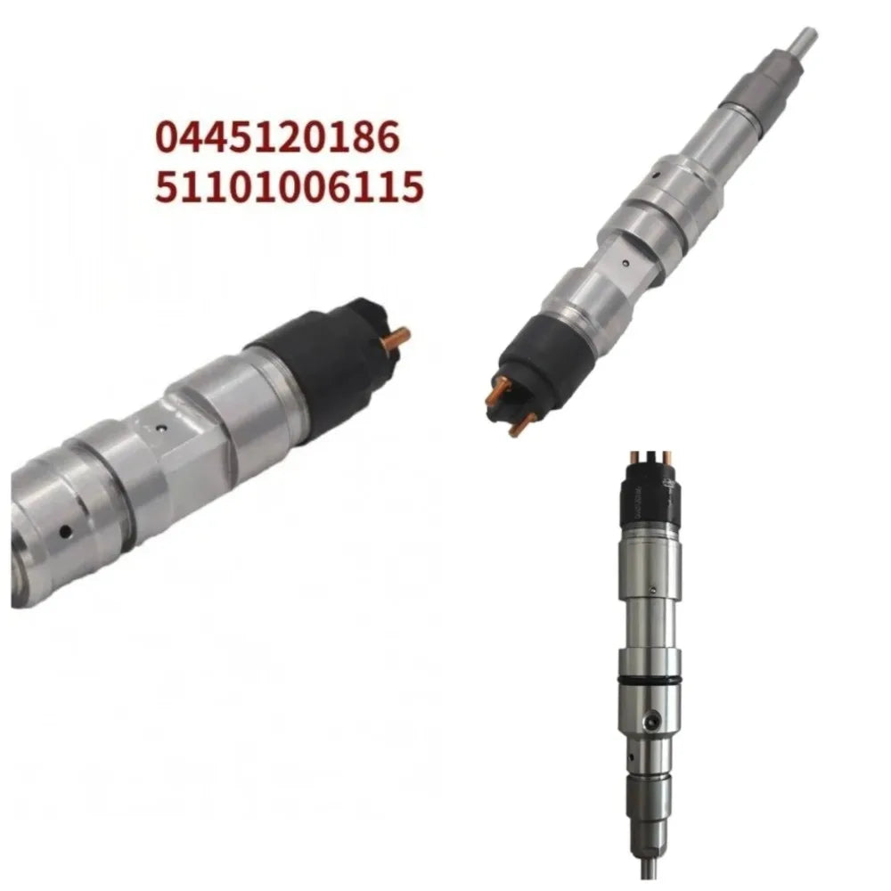Fuel Injector 0445120186/120308 51101006115 Common Rail Diesel Fuel Injector for MAN TGL TGM-High FlowCar Accessories