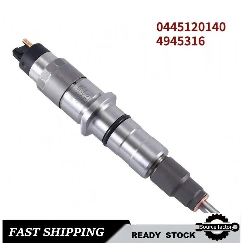 Diesel Fuel Injector 0445120140 for Volkswagen, Ford, Cummins ISC Engines - Low Emission Fast Shipping