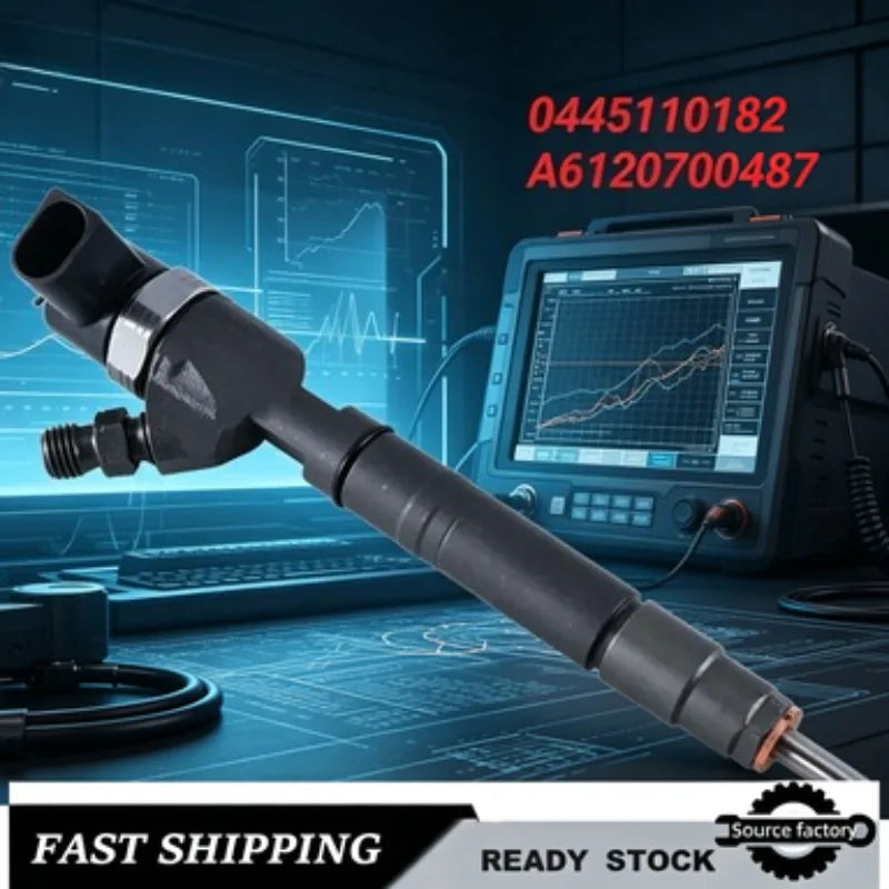 Common Rail Fuel Injector 0445110182 A6120700487 for Mercedes Benz Sprinter-Low Emission Fast Shipping