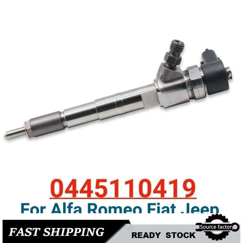 0445110419 Fuel Injector for α coefficient Romeo Fiat Jeep Opel Vauxhall-Low Emission Fast Shipping