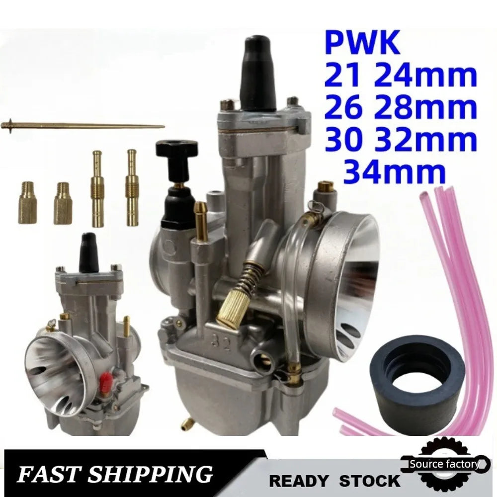 Carburetor for PWK21/24/26/28/30/32/34 mm Motorcycle Retrofit Carburetor OKO Ready to Ship