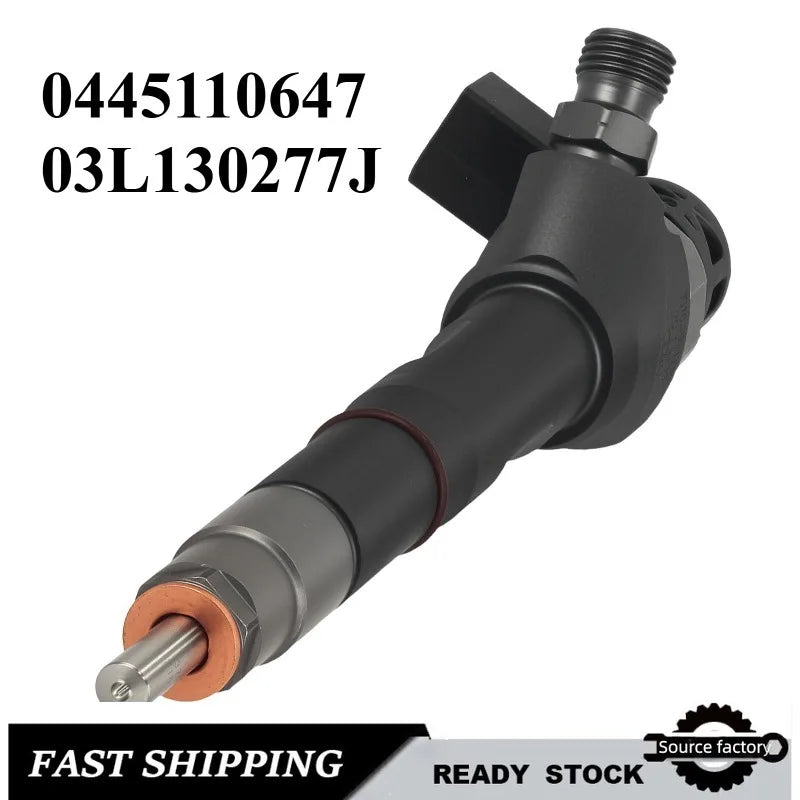 0445110647 03L130277J Diesel Fuel Injector Replacement for Audi TT Q5 2.0L 2007 - 2017 -Low Emission Fast Shipping