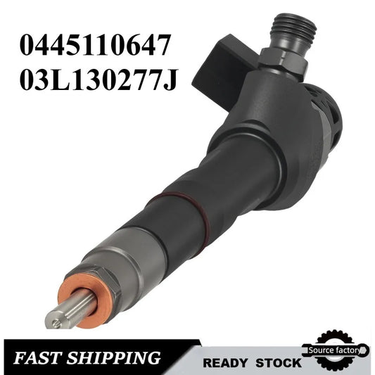 0445110647 03L130277J Diesel Fuel Injector Replacement for Audi TT Q5 2.0L 2007 - 2017 -Low Emission Fast Shipping