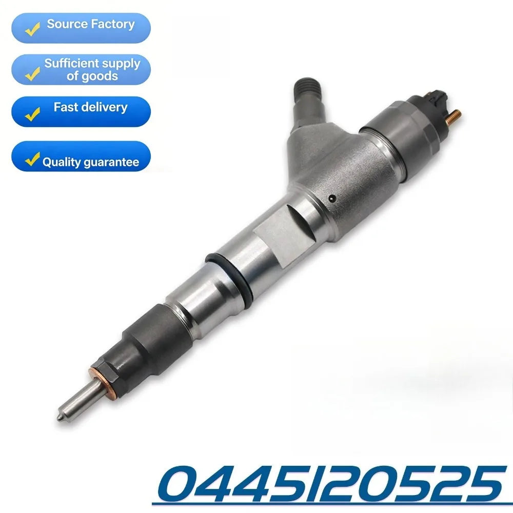 Fuel Injector0445120525 Diesel Injectors 0 445 120 525 for Weichai 1001641365-High FlowCar Accessories