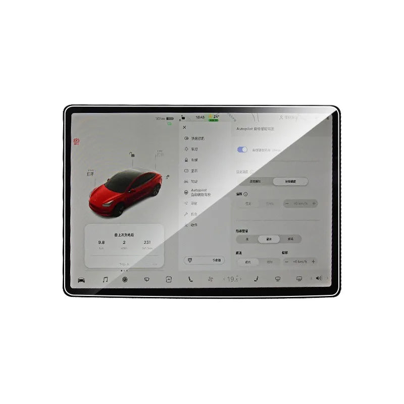 in stock Hard film for Tesla 3 Y X S central control navigation screensaver glass tempered film car interior accessories