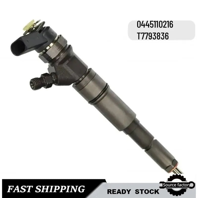 0445110216 T7793836 Fuel Injector for BMW X3 X5 3.0d 204D4 306D2 M47N M57N E83-Low Emission Fast Shipping