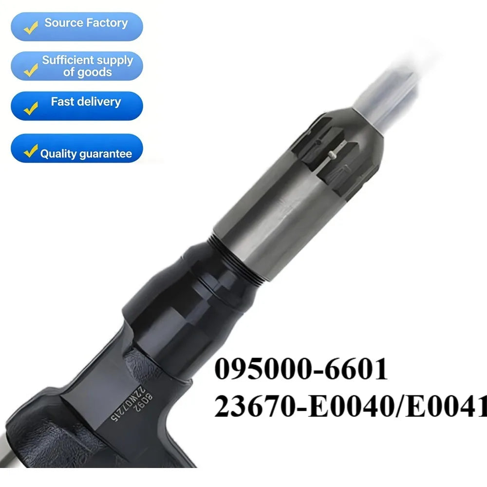 Common Rail Injector Fuel Injector Nozzle 095000-6601 23670-E0040/E0041 for Hino J05E J08E-car accessories Fast Delivery