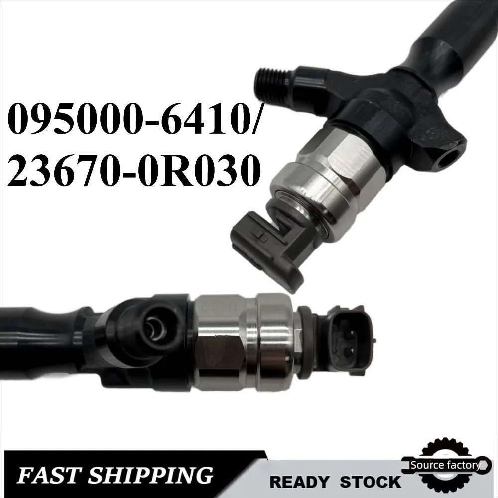 Common Rail Injector095000-6410 23670-0R030 236700R030 Fuel Injector for Toyota Hilux D4D 2KD-FTV-car accessories Fast Delivery