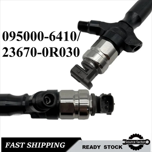 Common Rail Injector095000-6410 23670-0R030 236700R030 Fuel Injector for Toyota Hilux D4D 2KD-FTV-car accessories Fast Delivery