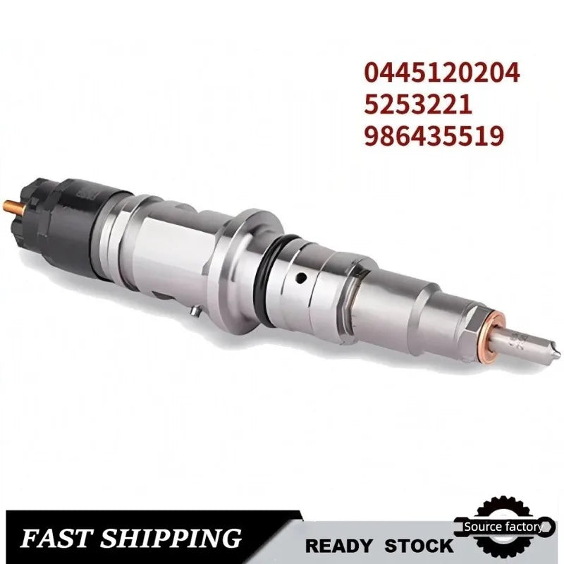 0445120204 5253221 986435519 Diesel Fuel Injector for CUMMINS for Dodge -Low Emission Fast Shipping