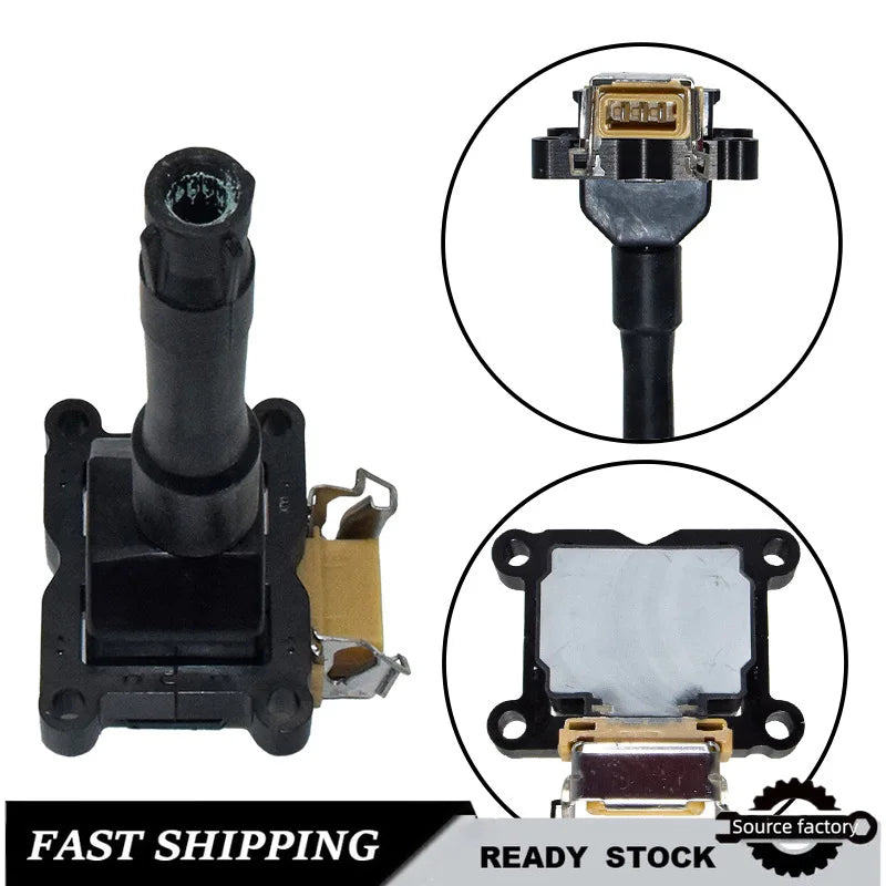 4 PCS Automotive Ignition Coil 12131703227 NEC101000 for BMW Easy Installation