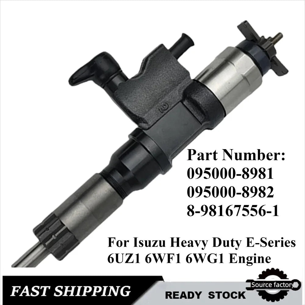 Common Rail Injector Fuel Injector 095000-8980/8982 8-98167556-0/1/2 ForIsuzu 6WG1 Engine Injector-car accessories Fast Delivery