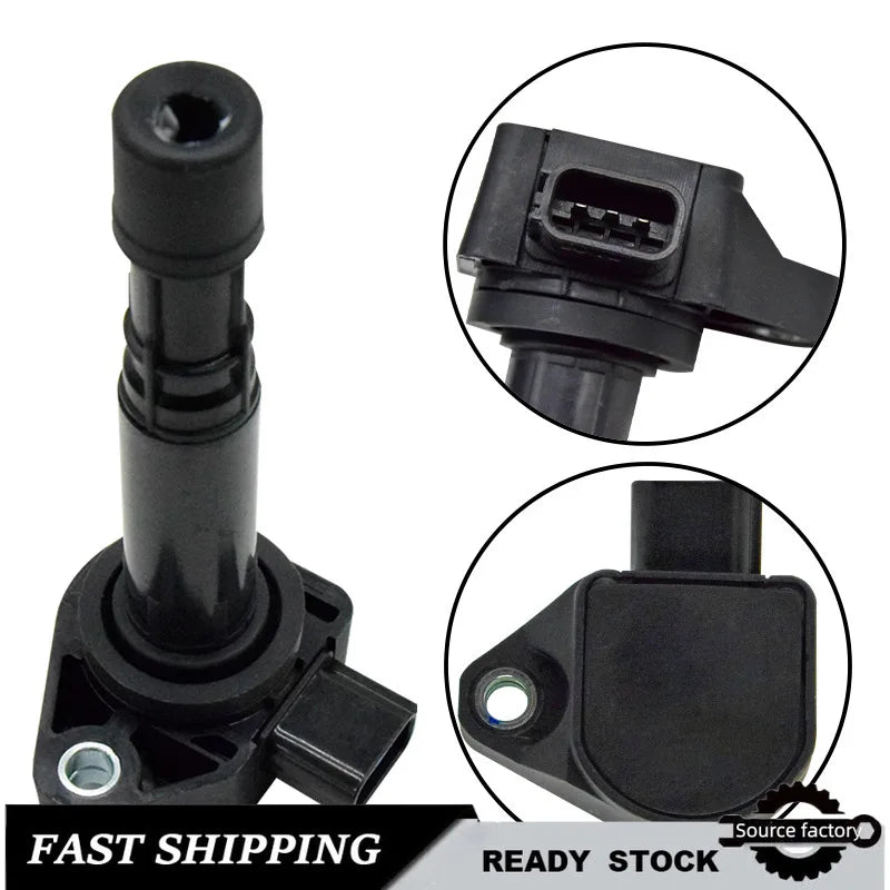 4 PCS Auto Ignition Coil 30520-PVF-A01 for Honda Acura MDX 3.7L MDX3.5L Easy Installation Fast Shipping
