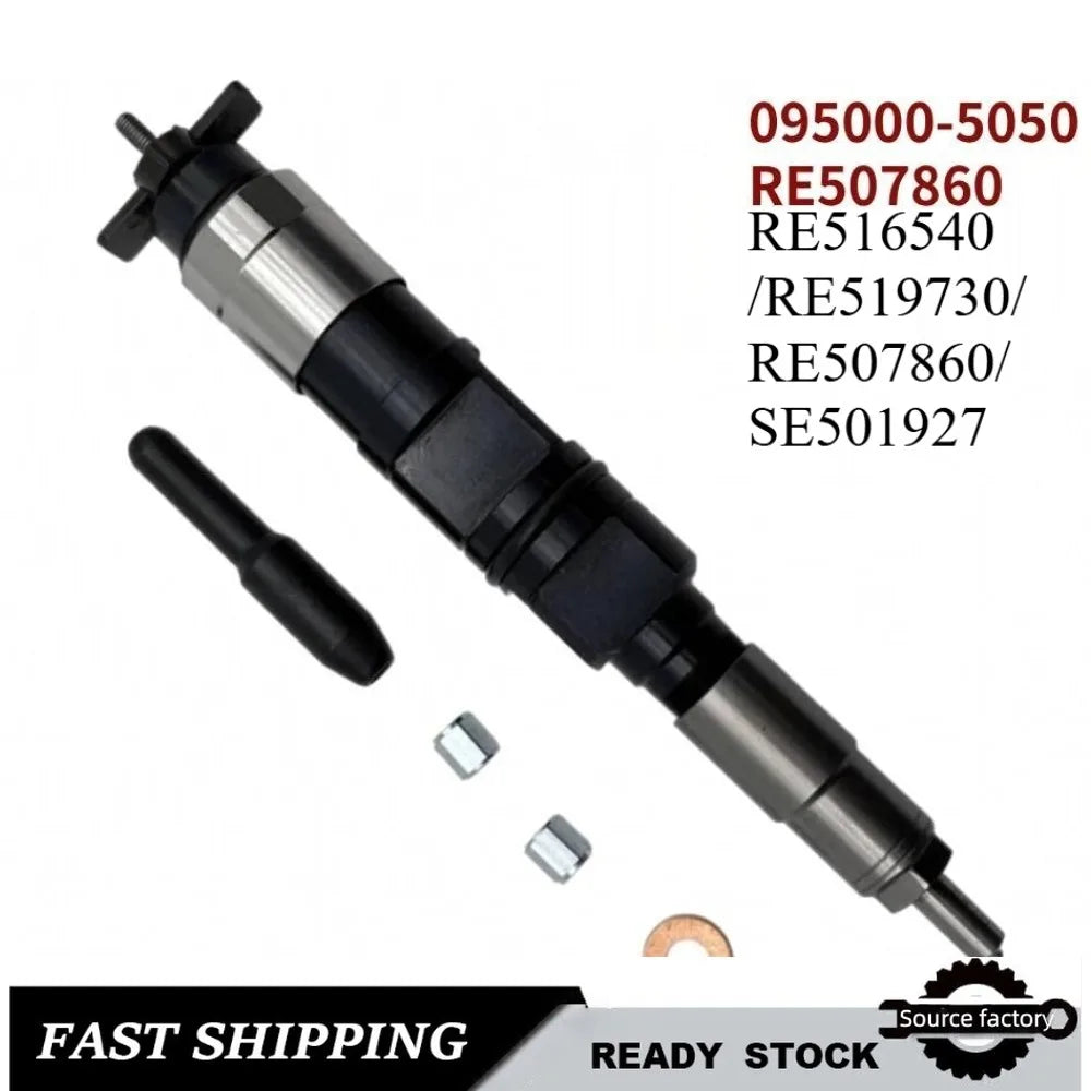 Common Rail Injector Diesel Fuel Injector 095000-5050/RE516540 /19730/RE507860/SE501927 for John Deere 4045 4.5L 643K 670C