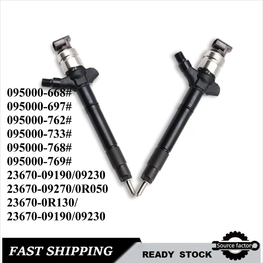 Common Rail Injector Diesel Fuel Injector 095000-6970 23670-09190/09230/270/0R050/0R130 for Toyota Avensis-car Accessories