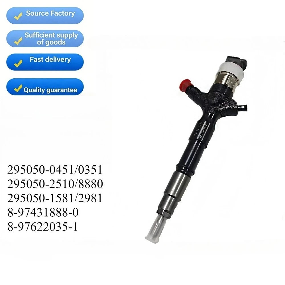 Common Rail Injector295050-0451 for Isuzu 4HK1/6HK1 Electric Injector Assembly 8-97622035-0Car Accessories Fast Delivery
