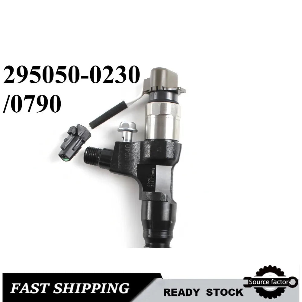 Common Rail Injector295050-0790/0230/23670-E0530 Fuel Injector Assembly for Hino J08E Engine Excavator Parts-car Accessories