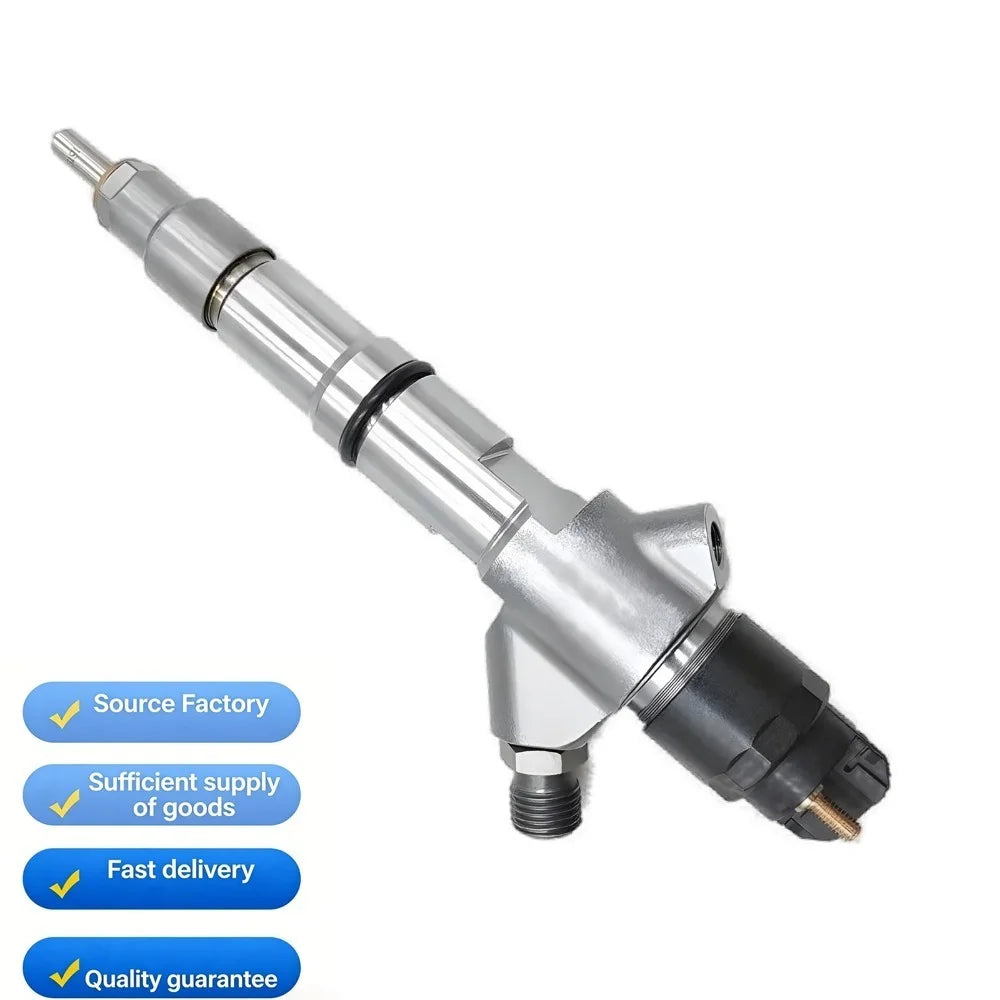 Fuel Injector 0445120227 Common Rail Fuel Injector for Weichai WP12 Delong 612600080977 Injection Valve-High FlowCar Accessories