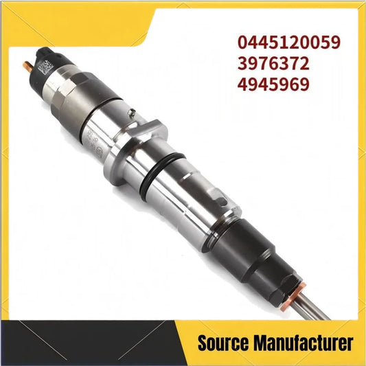 Fuel injector 0445120059 3976372 4945969 for Cummins SAA6D107E-1 Komatsu PC200-8-In-stock shipped immediately