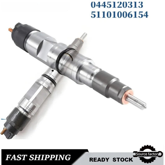 Fuel Injector0445120313 Diesel Fuel Injector forMAN Diesel Truck 51101006154 Common Rail Injector - High Flow Car Accessories
