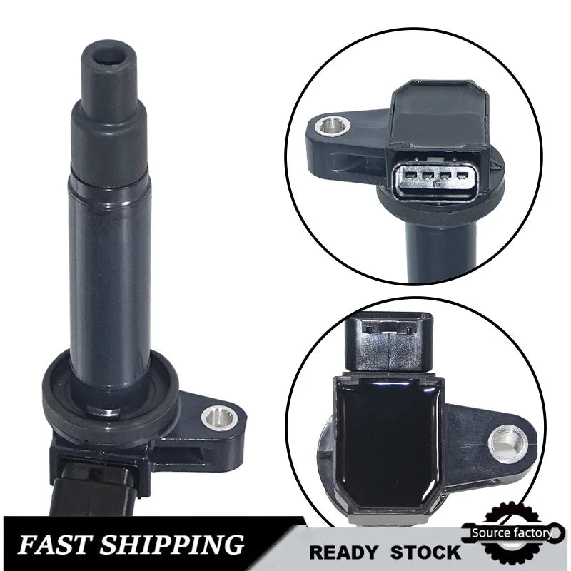 4 PCS Ignition Coil 90919-02249 for Toyota Rand Cool Luze Tantu Sequoia, Lexus Easy Installation Fast Shipping