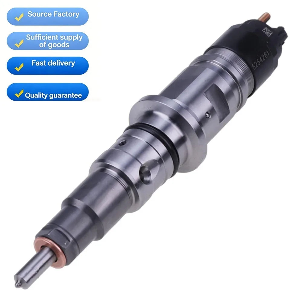 Fuel Injector0445120409 5801932928 Common Rail Diesel Fuel Injectors for IVECO Eurocargo IV V-High FlowCar Accessories