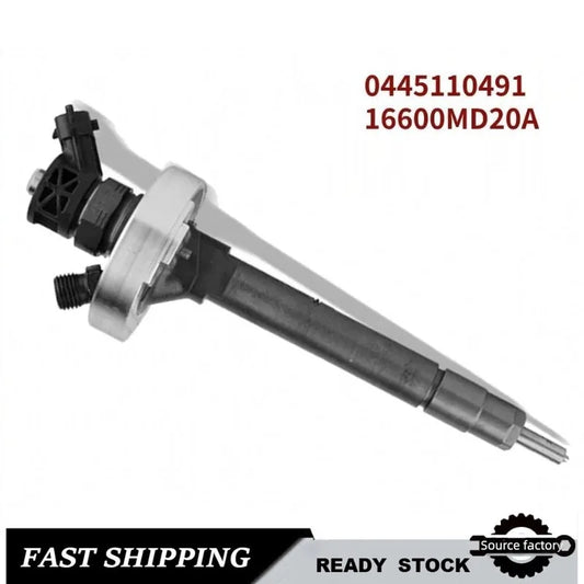 0445110491 16600MD20A Common Rail Diesel Fuel Injector for Nissan Low Emission Fast Shipping