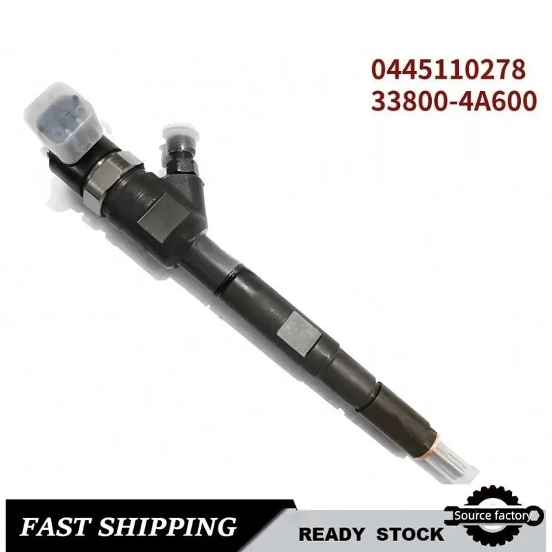 Fuel Injector 0445110278 33800-4A600 for Hyundai H1/H100 Cargo/Kasten Starex-Low Emission Fast Shipping