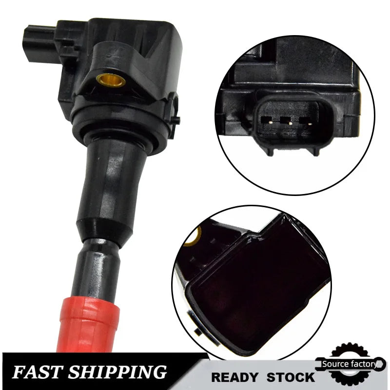 4 PCS for Honda Second Generation Fit Ignition Coil 30520-RB0-003 UF626 30520RB0S01 Easy Installation Fast Shipping