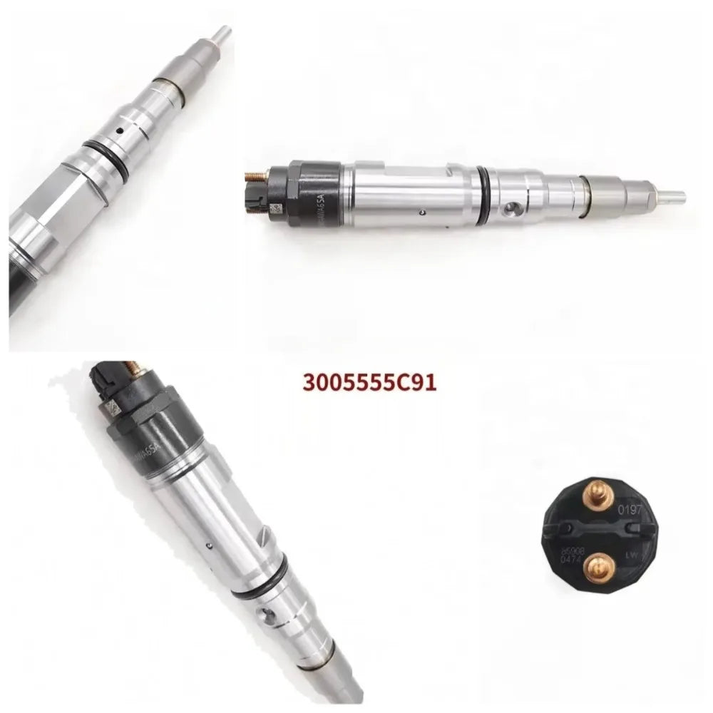 Fuel Injector0445120179/120179 3005555C91 Common Rail Diesel Fuel Injector for NAVISTAR -High FlowCar Accessories