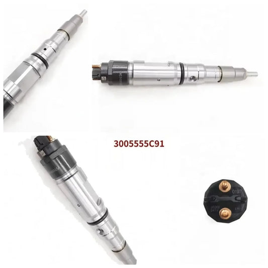 Fuel Injector0445120179/120179 3005555C91 Common Rail Diesel Fuel Injector for NAVISTAR -High FlowCar Accessories