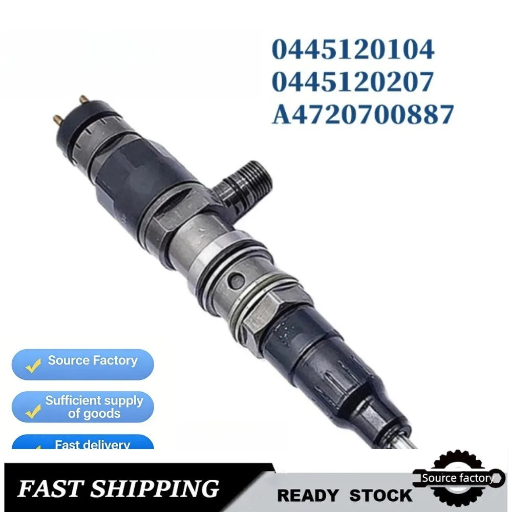Common Rail Injector0445120104 0445120207 A4720700887 Diesel Fuel Injector 0986435539 0986435540-car accessories Fast Delivery