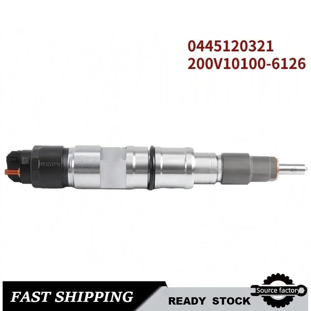 Fuel Injector0445120321/120445 200V10100-6126 Common Rail Diesel Fuel Injector for SINO-High FlowCar Accessories
