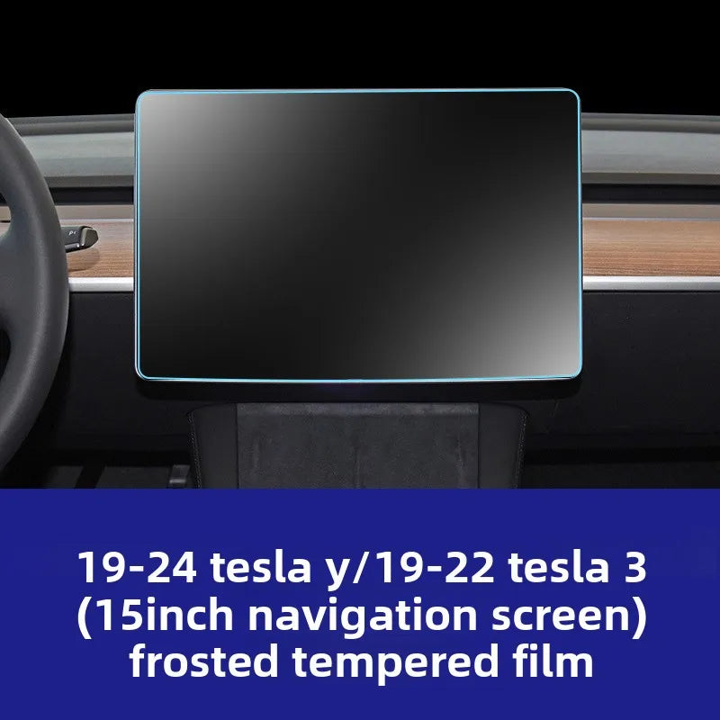 in stock Hard film for Tesla 3 Y X S central control navigation screensaver glass tempered film car interior accessories