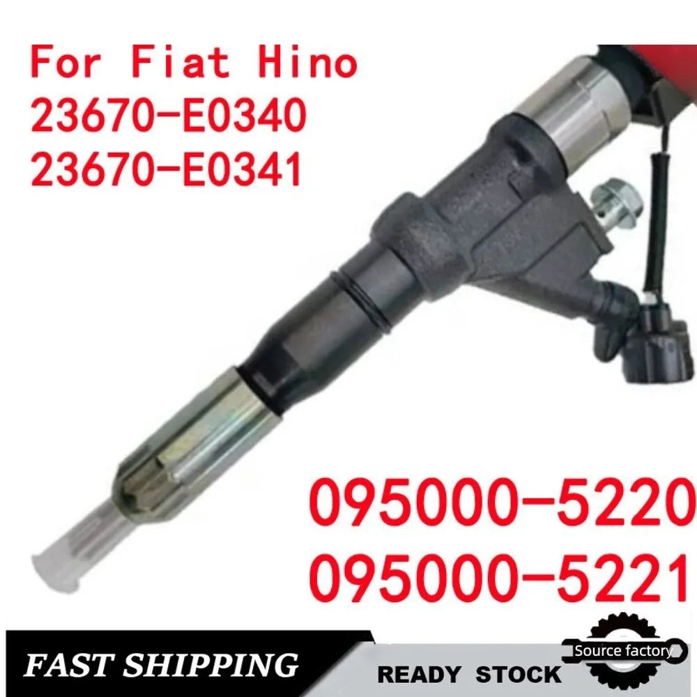 Common Rail Injector095000-5220 Diesel Fuel Injector 23670-E0340 23670-E0341-car accessories Fast Delivery