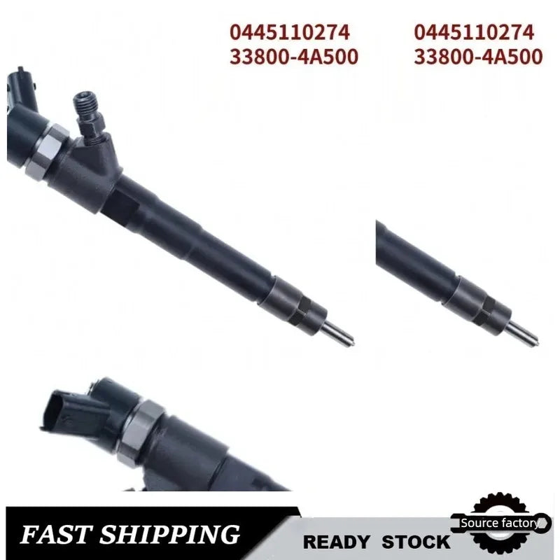 Fuel Injector 0445110274 33800-4A500 for Hyundai iLoad iM 2.5L CRDi Kia Sorrento - Low Emission Fast Shipping