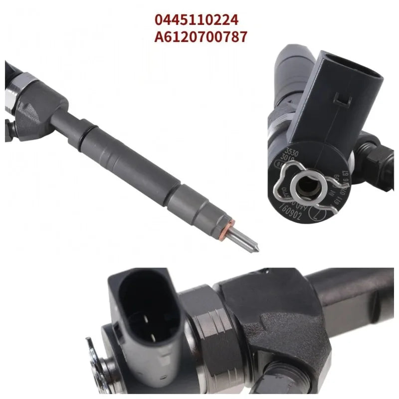 0445110224 A6120700787 Common Rail Diesel Fuel Injector for MERCEDES-BENZ-Low Emission Fast Shipping