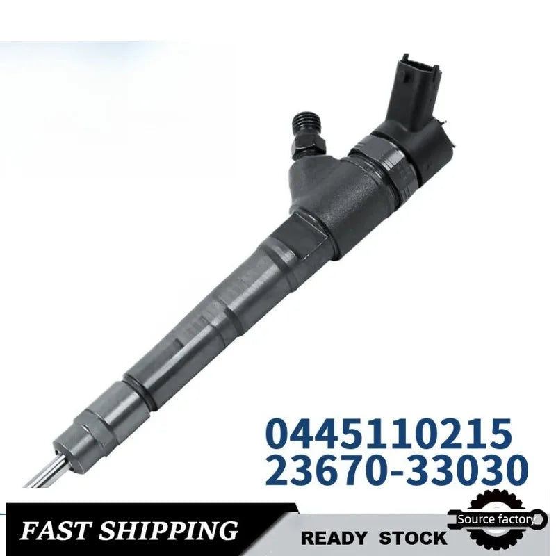 0445110215 23670-33030 Common Rail Fuel Injector for Toyota Diesel Engines - Low Emission Fast Shipping