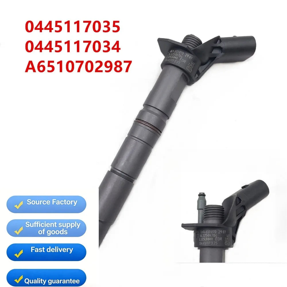 Fuel Injector0445117035 0445117034 for Mercedes-Benz Diesel Engine Injector Auto Engine Fuel Injector PartsFast Shipping