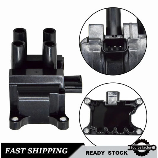 High Voltage Package for Mazda 6 2.0L 2.3L Ignition Coil L813-18-100 Easy Installation Fast Shipping