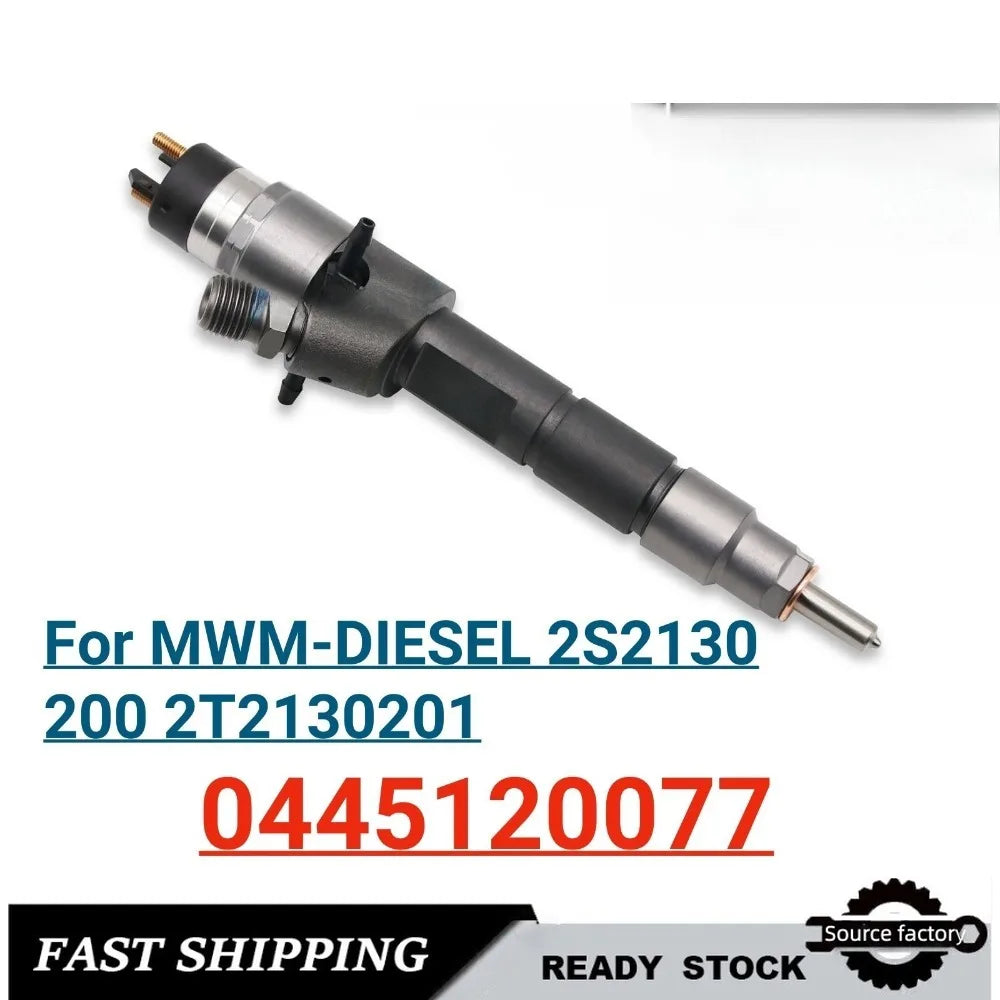 Fuel Injector 0445120077 Diesel Injector 0445120089 0445120330 for MWM-DIESEL-High FlowCar Accessories