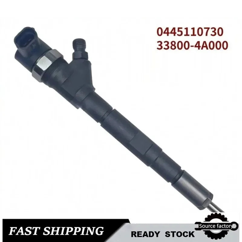 0445110730 33800-4A000 Diesel Fuel Injector for HYUNDAI H-1/Kia SORENTO 2.5 CRDi-Low Emission Fast Shipping